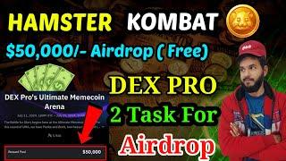 Hamster kombat web3 Dex Airdrop | Hamster kombat dex pro ultimate memecoin arena | Kombat airdrop