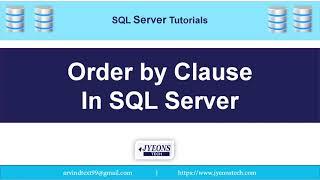 ORDER BY Clause in SQL Server