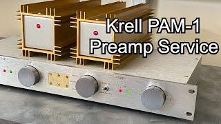 Krell PAM-1 Service - Unique Dual Mono Preamplifier w/ External Power Supplies