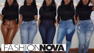 FASHION NOVA JEANS/DENIM TRY ON HAUL 2021 | Size 7 | Size 9 | Luxury Tot