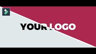 (Filmora 12): Logo Animation Wipe Text - Tutorial