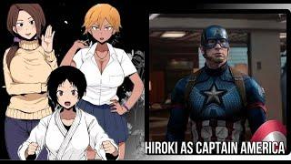 (NTR) Kokujin No Tenkousei React to Hiroki as Captain America/Marvel/NTR React to MC as/Gacha React