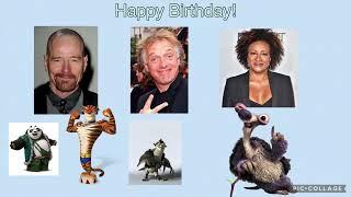 Happy Birthday Bryan Cranston, Rik Mayall and Wanda Sykes!