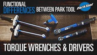 Functional Differences Between Park Tool Torque Wrenches & Drivers