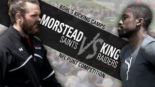 NFL Punter Competition: Thomas Morstead Vs. Marquette King