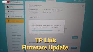 TPLink WIFI Router Firmware upgrade/update | Archer C6 - Step by Step detail