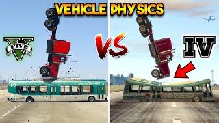 GTA 5 VS GTA 4 : VEHICLE PHYSICS COMPARISON