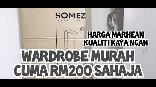 UnBoxing Homez Furniture l Wardrobe l installation l First impressions