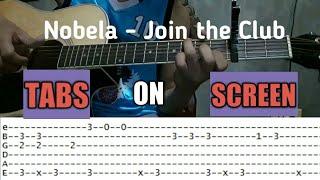 Nobela - Join the Club/Daniel Ombao Guitar Fingerstyle (Tabs on Screen)