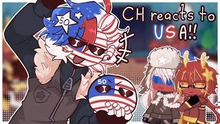 Countryhumans react to America! || Full part || Gacha Life 2 || ENG