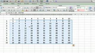 How to Make a Multiplication Mosaic in Excel : Using Microsoft Excel