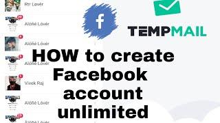 HOW to create Facebook account unlimited fake id #video  #subscribers #facebook #followers #comment