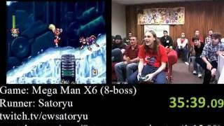 Mega Man X6 Speedrun (58:35) AGDQ 2012