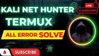 Kali Nethunter All Error Solved| tweakandtools