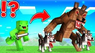 LYCANTHROPE Speedrunner vs Hunter in Minecraft - Maizen JJ and Mikey