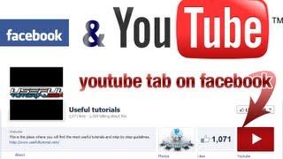 Youtube tab on facebook fan page - how to add an youtube tab for facebook