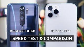 Redmi Note 8 Pro vs iPhone 11 Pro SPEED TEST | Zeibiz