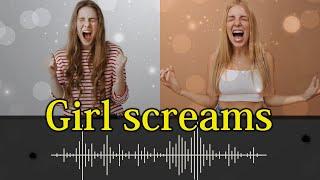 349. Girl screams - sound effect