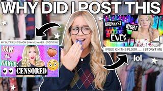 reacting to my old (cringey) PRIVATED youtube videos...SEND HELP