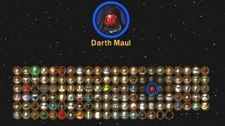 LEGO Star Wars: The Complete Saga - All Characters Unlocked (Complete Character Grid)