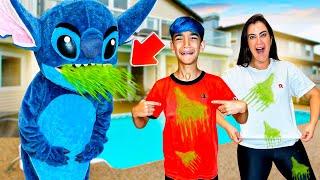 O STITCH MALVADÃO NÃO PARA DE VOMITAR