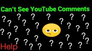 HOW TO FIX YOUTUBE COMMENTS NOT SHOWING UP ON YOUR VIDEOS/ CAN'T SEE COMMENTS ON YOUTUBE VIDEOS