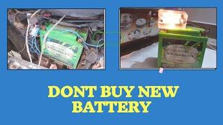 HOW TO REPAIR  10 YEAR OLD DEAD BATTERY  WITH EASY STEP'S