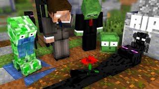 Monster School : RIP Enderman - Minecraft Animation