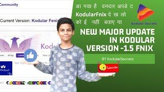 New Major Kodular Update 1.5 | By KodularSecrate