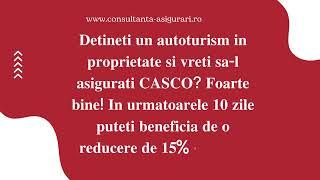 POLITA RCA+CASCO discount de 15%, Generali, Liviu Dumitru