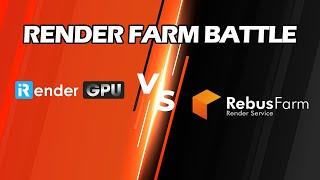 RENDER FARM BATTLE - RebusFarm vs iRender | Redshift render farm