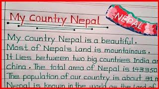 My Country NepalMy CountryEssay about NepalMy Country EssayOur Country Nepal