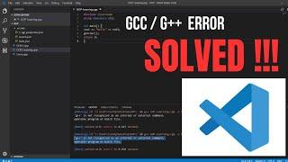 GCC / G++ is not recognized as an internal or external command, operable program or batch file