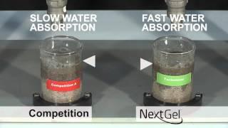 Techniseal NextGel Polymeric Sand - Wetting Comparison Test