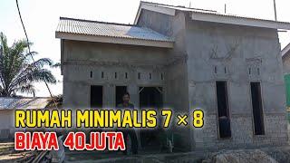 Review Rumah Minimalis Ukuran 7 × 8 Meter Biaya 40juta