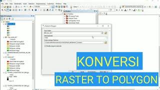 Konversi Data Raster ke Polygon (Shp) di ARCGIS