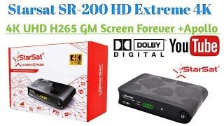 Starsat SR-200HD Extreme 4K UHD GM Screen Complete Details