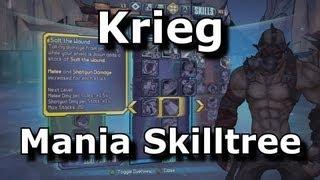 Borderlands 2 New Character Psycho Krieg Mania Skilltree