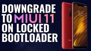 HOW TO DOWNGRADE FROM MIUI 12 BACK TO MIUI 11 ON A LOCKED BOOTLOADER - TAGALOG 2021
