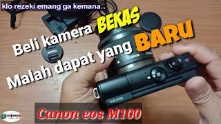 Review Canon M100 // Kamera bekas,kelengkapannya apa aja yaa