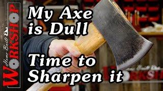 How to Sharpen an Axe (Its Easy)