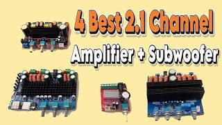 Best 2.1 Channel Amplifier Modules with Subwoofer Outputs (2024)