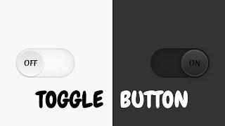 Toggle Button for Dark Mode using simple CSS and JavaScript | Coders Villa