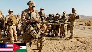 US Marines in Jordanien: gemeinsames Militärtraining mit scharfem Schuss.