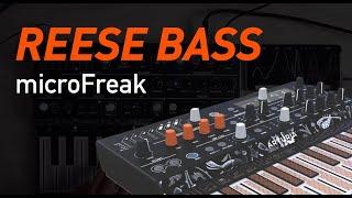 How to REESE BASS with microFreak Waveshaper