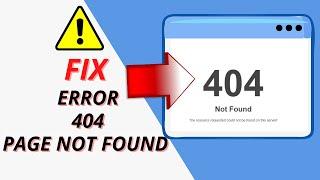 How To Fix Error 404 Page Not Found In WordPress | 404 Not Found