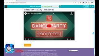 Code org Lesson 9 Dance Party ||  Code org Answer