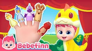 EP120 | Dino Finger Family | Bebefinn Nursery Rhymes for Kids