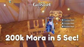 200k mora in 5 sec! do this before it's fixed! | Genshin Impact