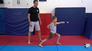 How to do a Front stance and Reverse Punch Like the NINJa KIDZ!